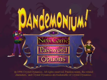 Pandemonium! (US) screen shot title